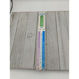 Vintage J&P Coats Polyester Invisible Zipper 12"-14" Lime Green 222